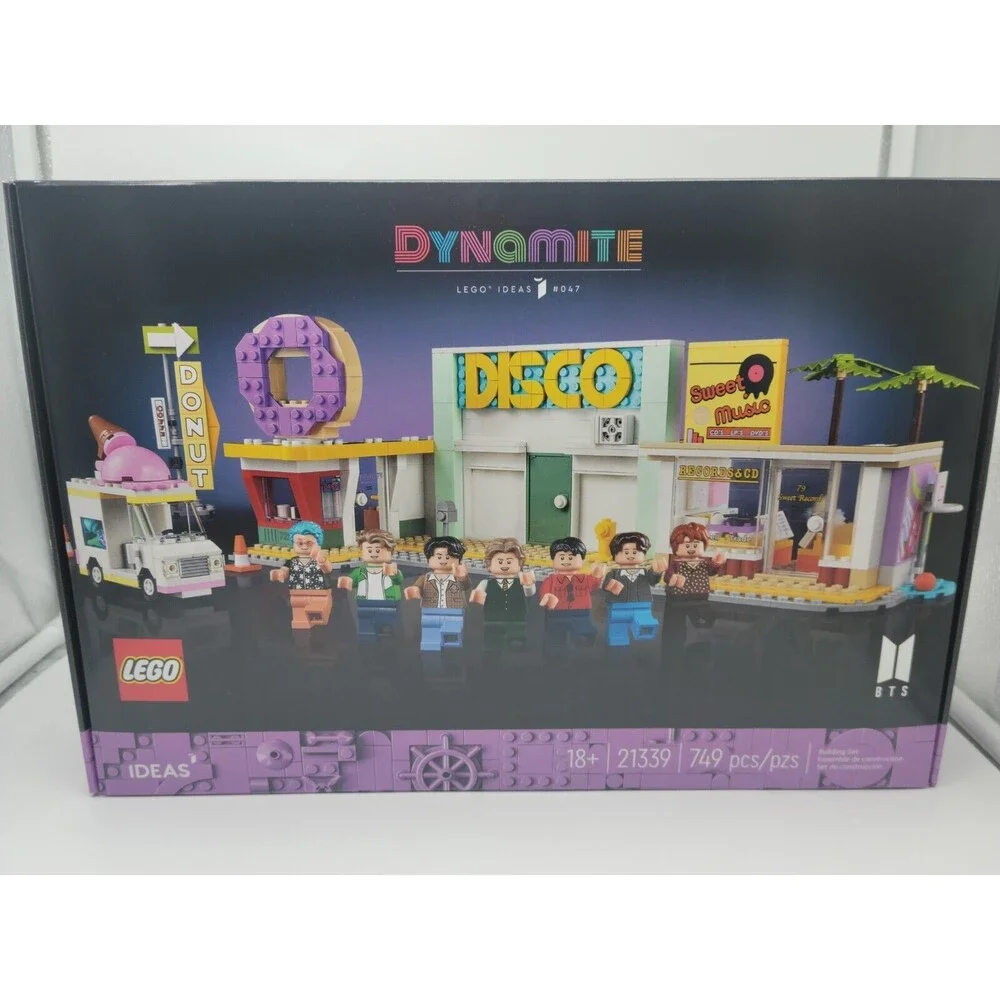 LEGO Ideas BTS Dynamite Set 21339 – 749pcs – New Sealed – 2023 First Release